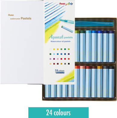 Aquash pastels (24 colors)